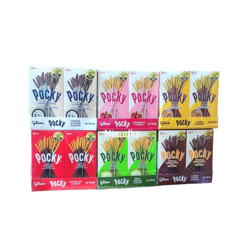 

Pocky Stick Biskuit Snack Halal All Varian 40-47gr Nisadkc