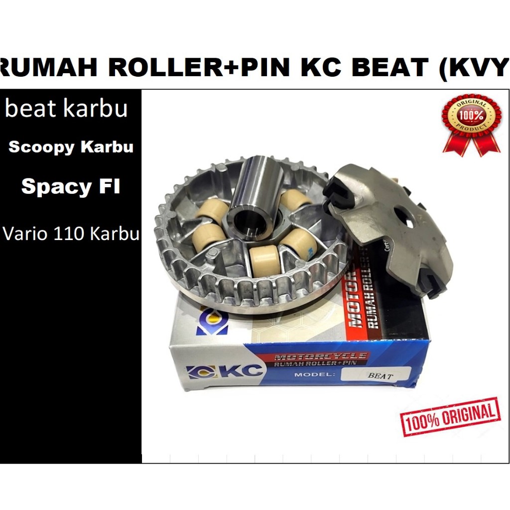 Rumah Roller Set Bosh Pin Beat Scoopy Spacy Kvy Karbu Ori Original Kc