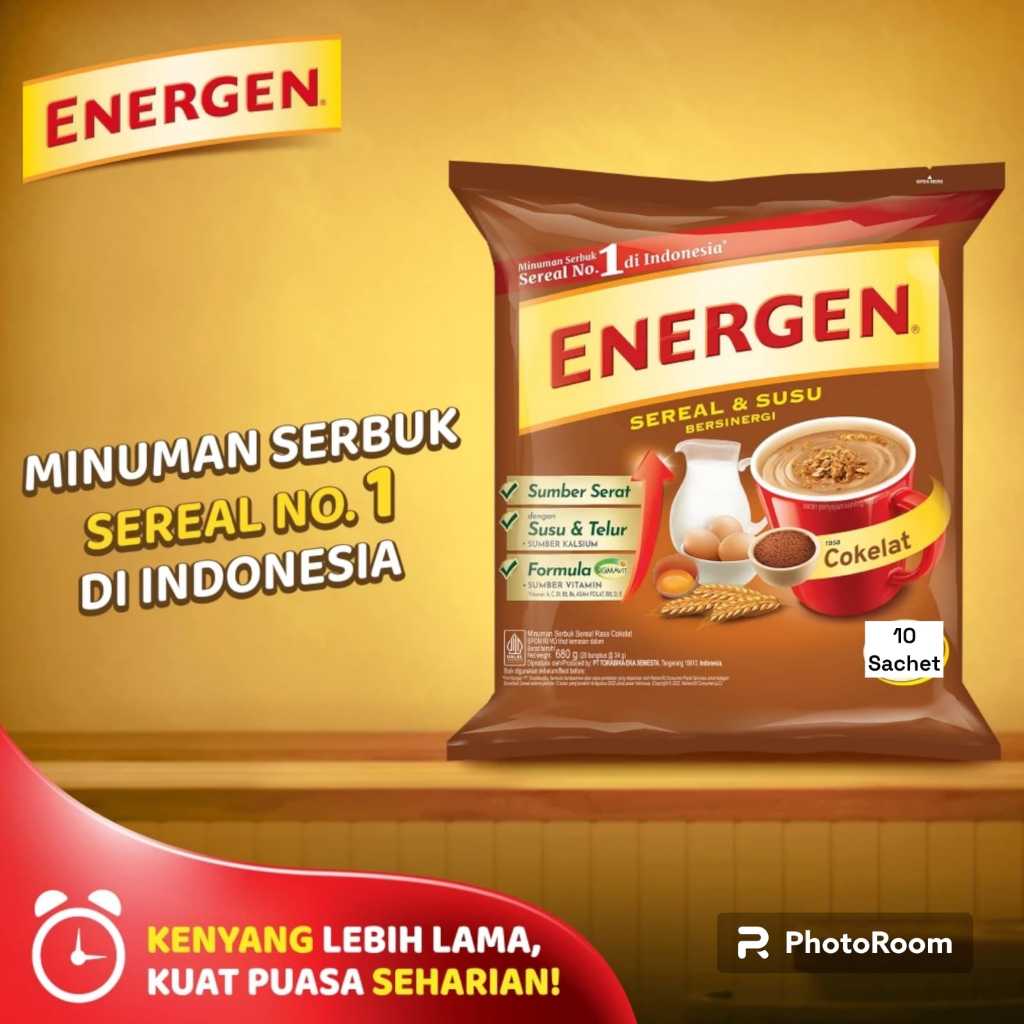 

p4yu Energen Sereal & Susu Isi 10 Bks @ 34 g