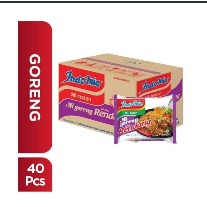 

Indomie goreng rendang isi 40 pcs