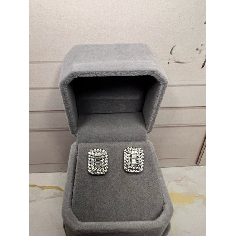 Anting Cubic Zircon Grade A+++ Model Perhiasan Lapis Emas Lv14