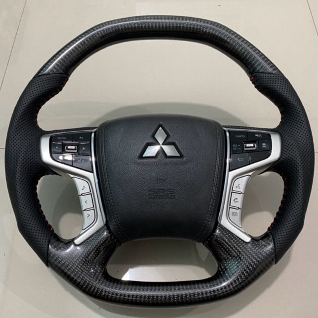 setir stir steering wheel mitsubishi pajero sport carbon