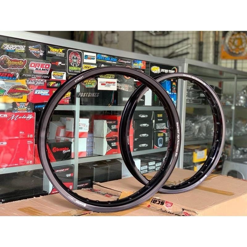 velg scarlet ring 17 hitam glossy mw