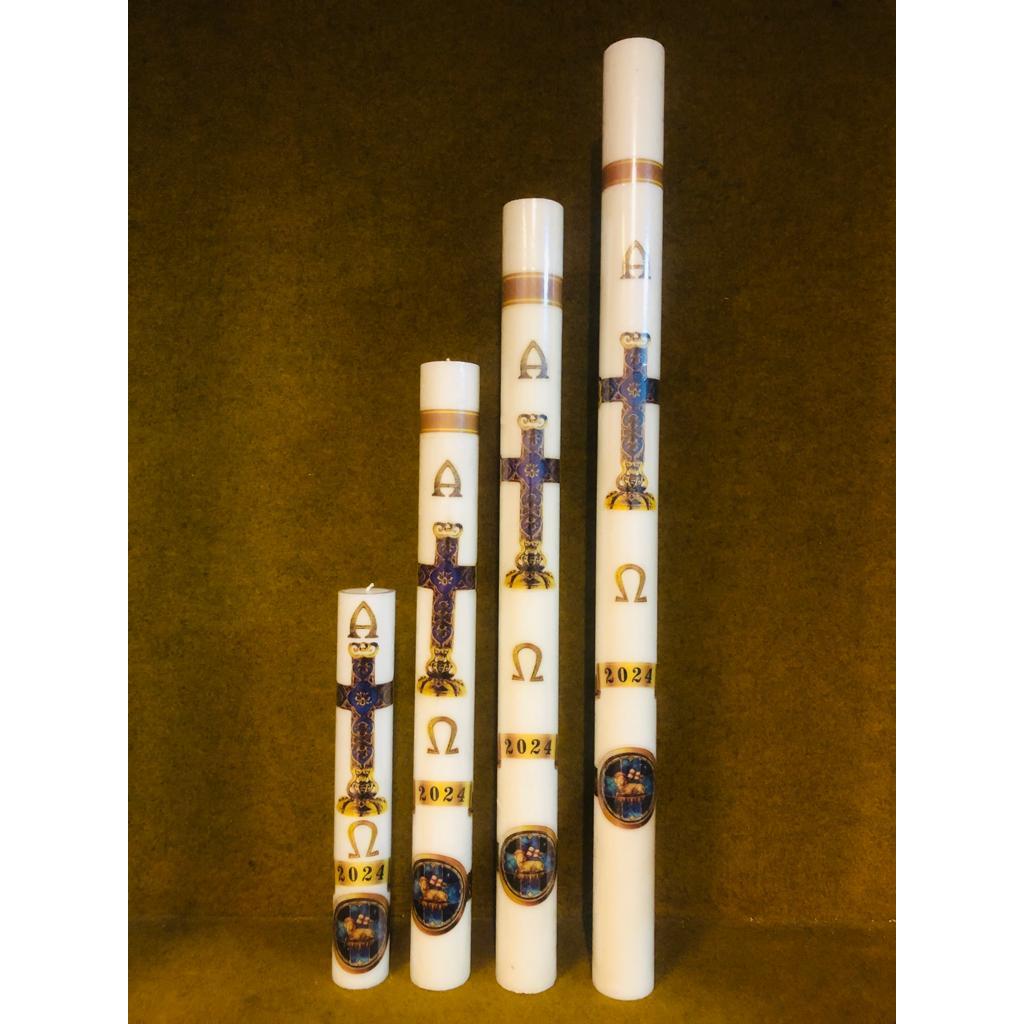 LILIN PASKAH STEARIN TINGGI 120 CM