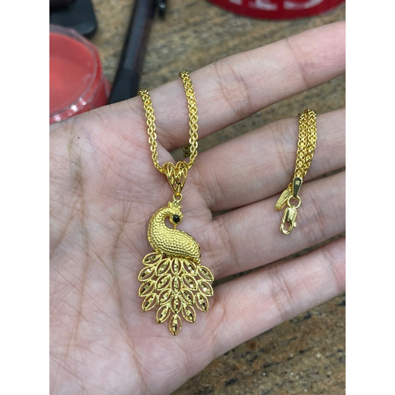 kalung with liontin emas asli kadar 700