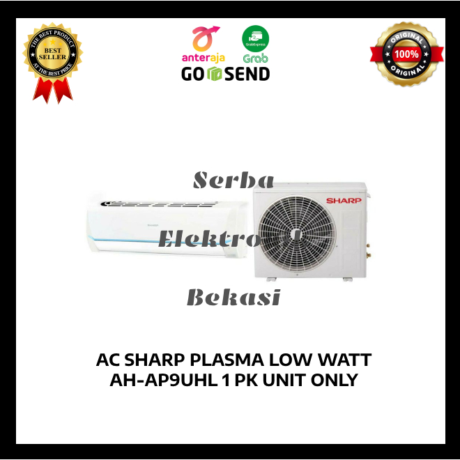 AC SHARP PLASMA LOW WATT AH-AP9UHL 1 PK UNIT ONLY