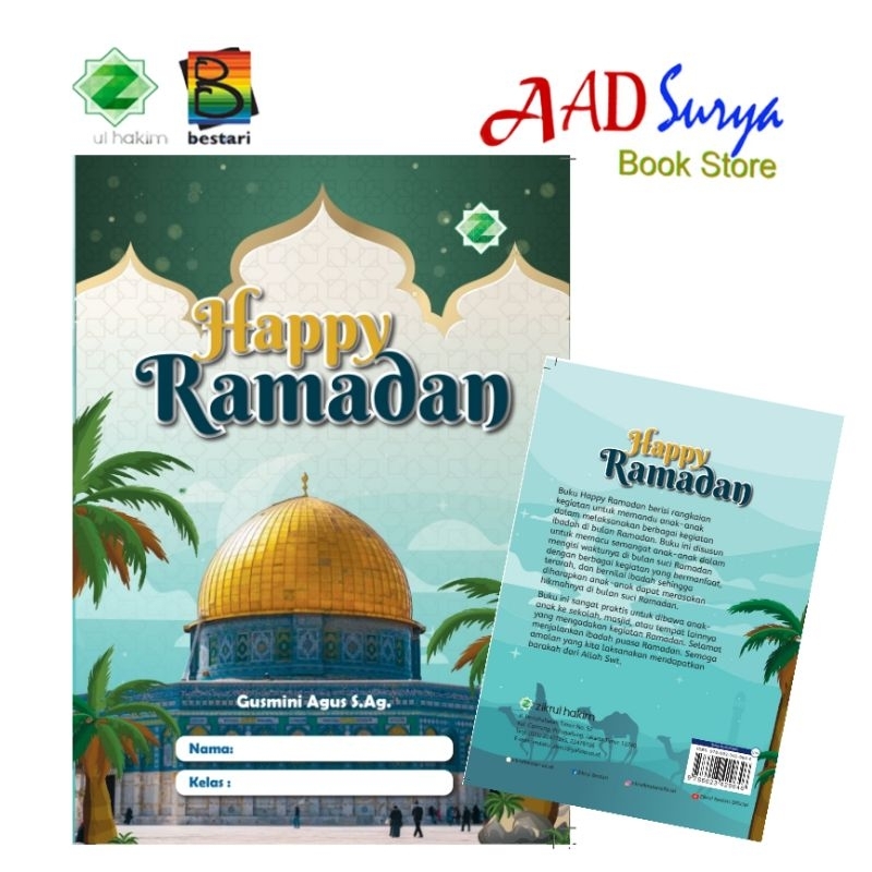 buku Agenda Ramadhan - untuk SD, SMP, SMA - HAPPY Ramadhan