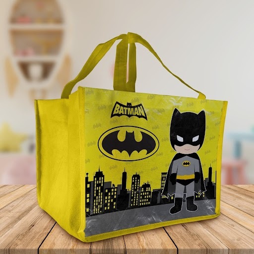 

Tas Souvenir Ultah Gambar BATMAN Goodie Bag Cute Anak