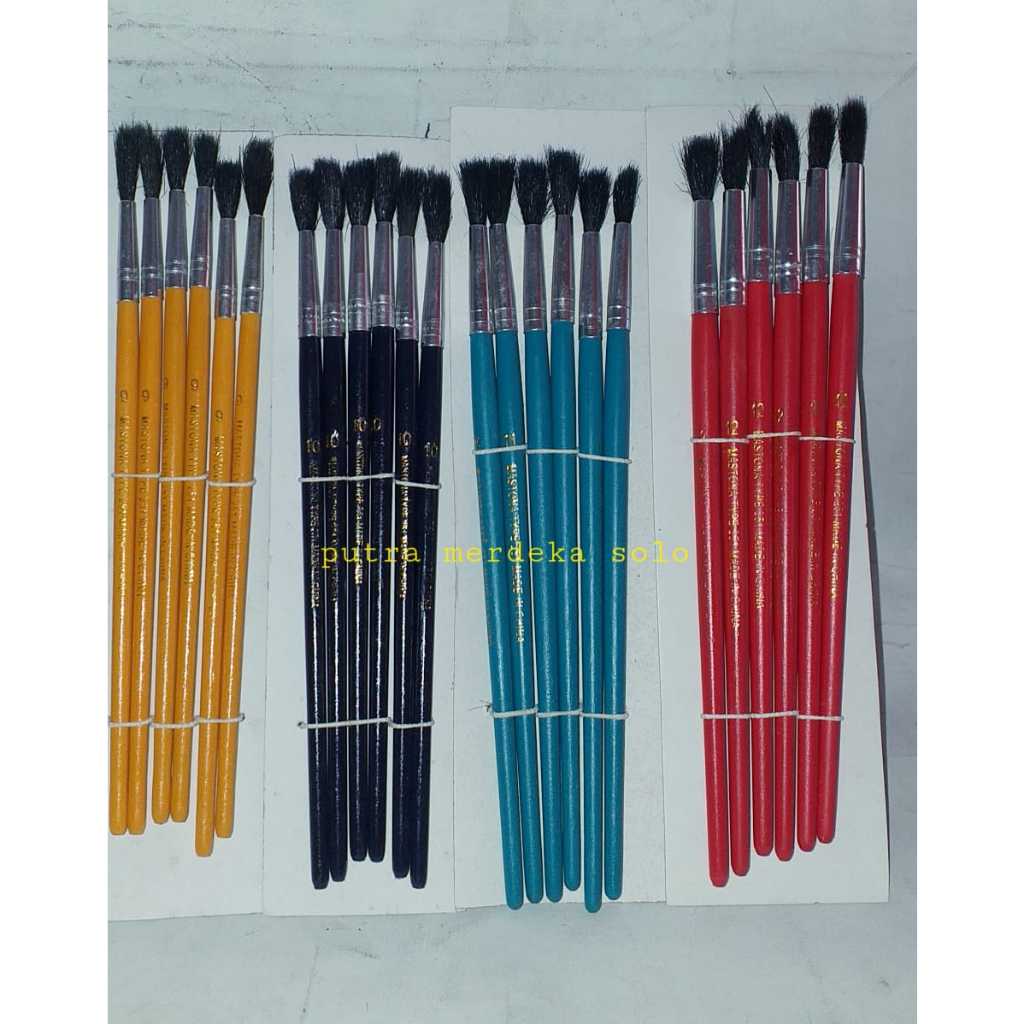 

Kuas Gambar, Kuas Lukis Pagoda 12 PCS