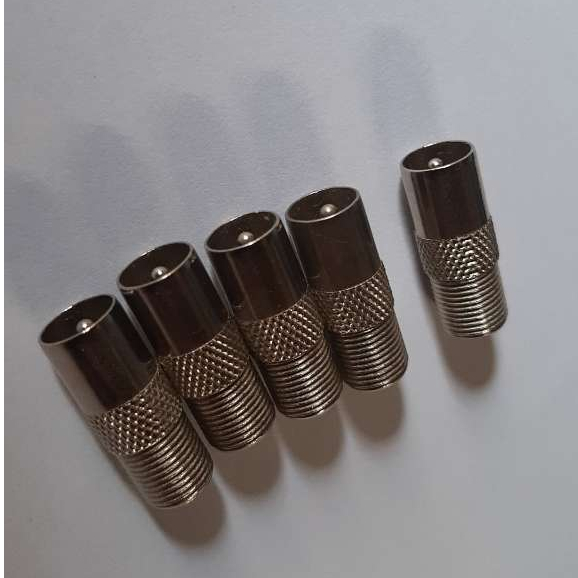 jack Female F Konektor To Male Antena TV CCTV LNB Parabola