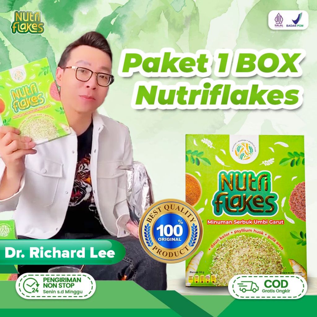 

Nutriflakes Sereal - Solusi Atasi Asam Lambung Maag Akut Diabetes Suplemen Makanan Diet
