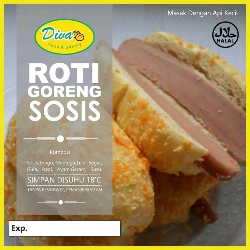 

Roti Goreng Diva Isi Sosis