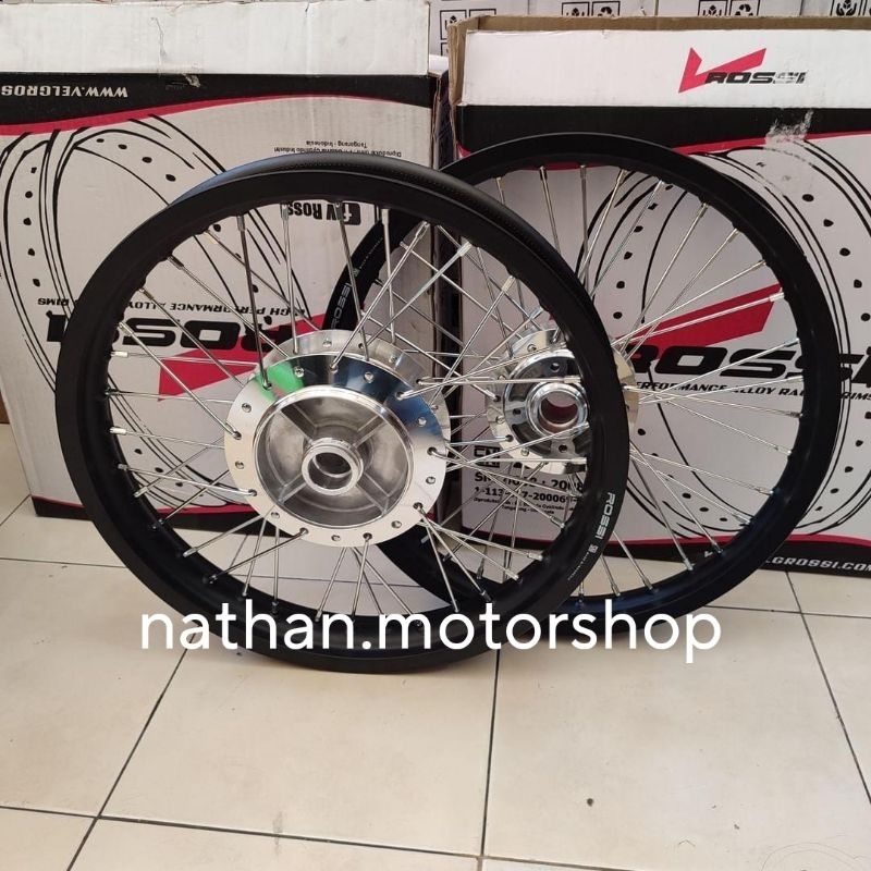 VELG RING 14 BEAT VARIO SCOOPY GENIO SEPASANG - VELG ROSSI RING 14 SET BEAT VARIO SCOOPY