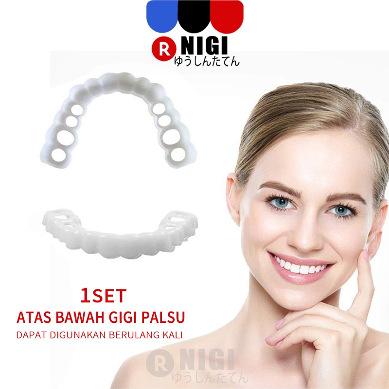 NIGI Promo Snap On Smile Asli 100% Autentik untuk Gigi Palsu Snap 'N Smile