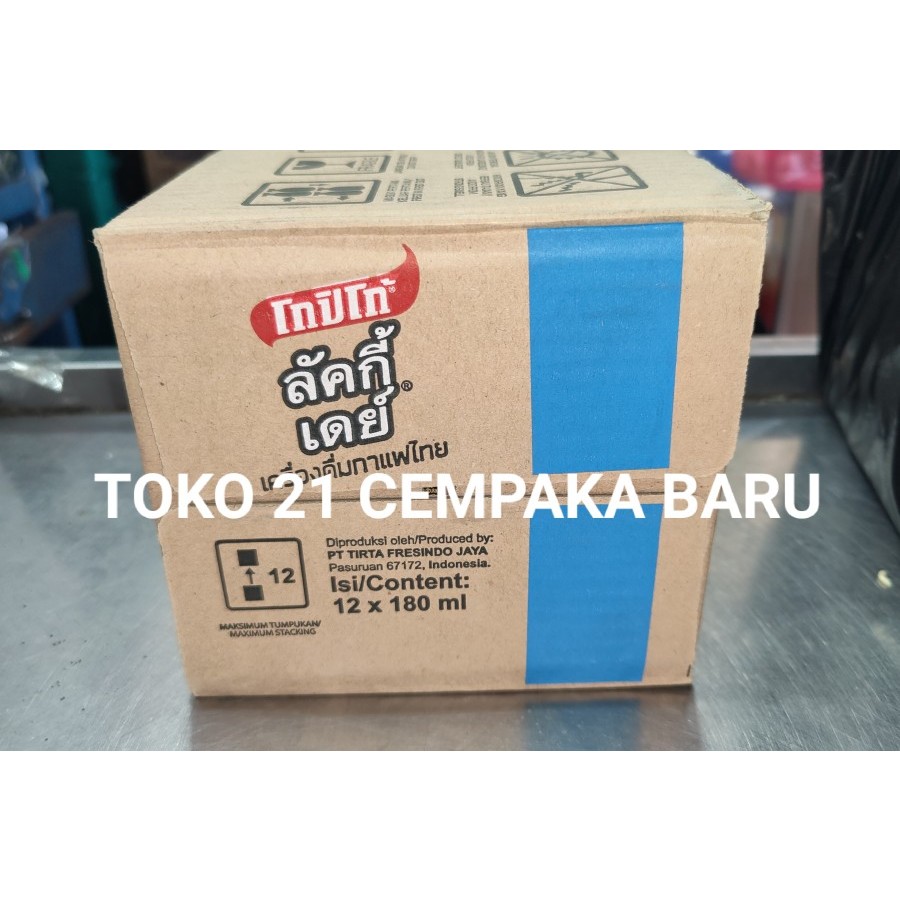 

Kopiko Lucky Day 1 KARTON - 180 ml x 12 botol |Minuman Kopi Thai Murah