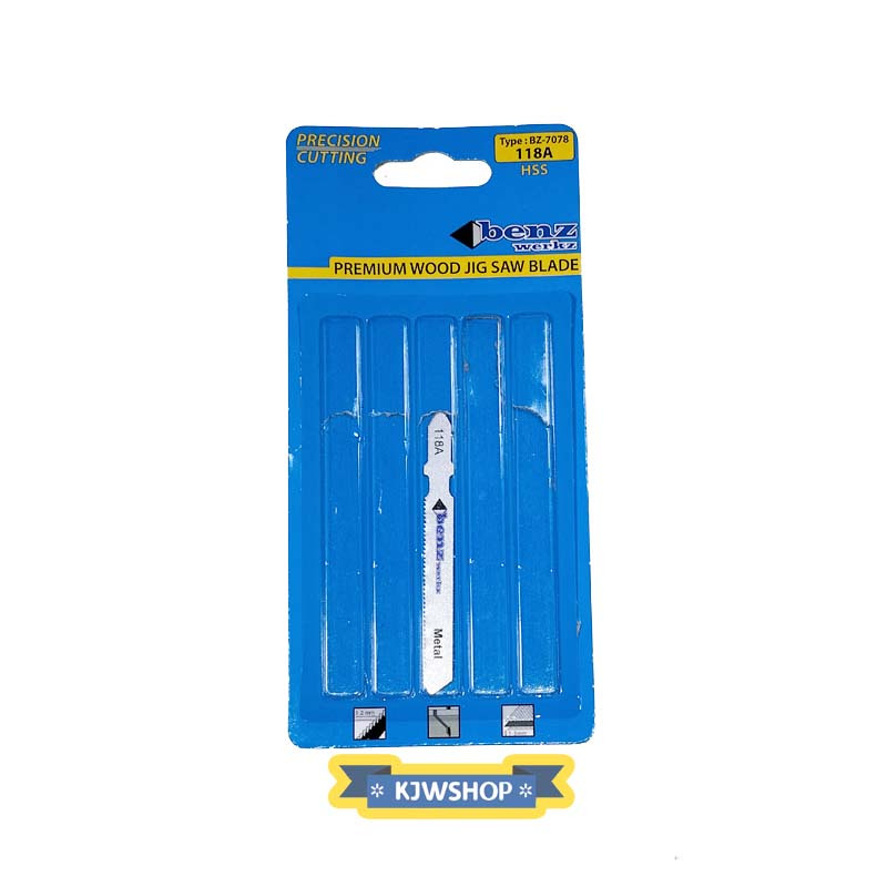 Mata Gergaji JigSaw Jig Saw tipe T Benz 118A Mata Jigsaw Besi 118 A Mata Jig Saw Metal Benz Tipe T 1