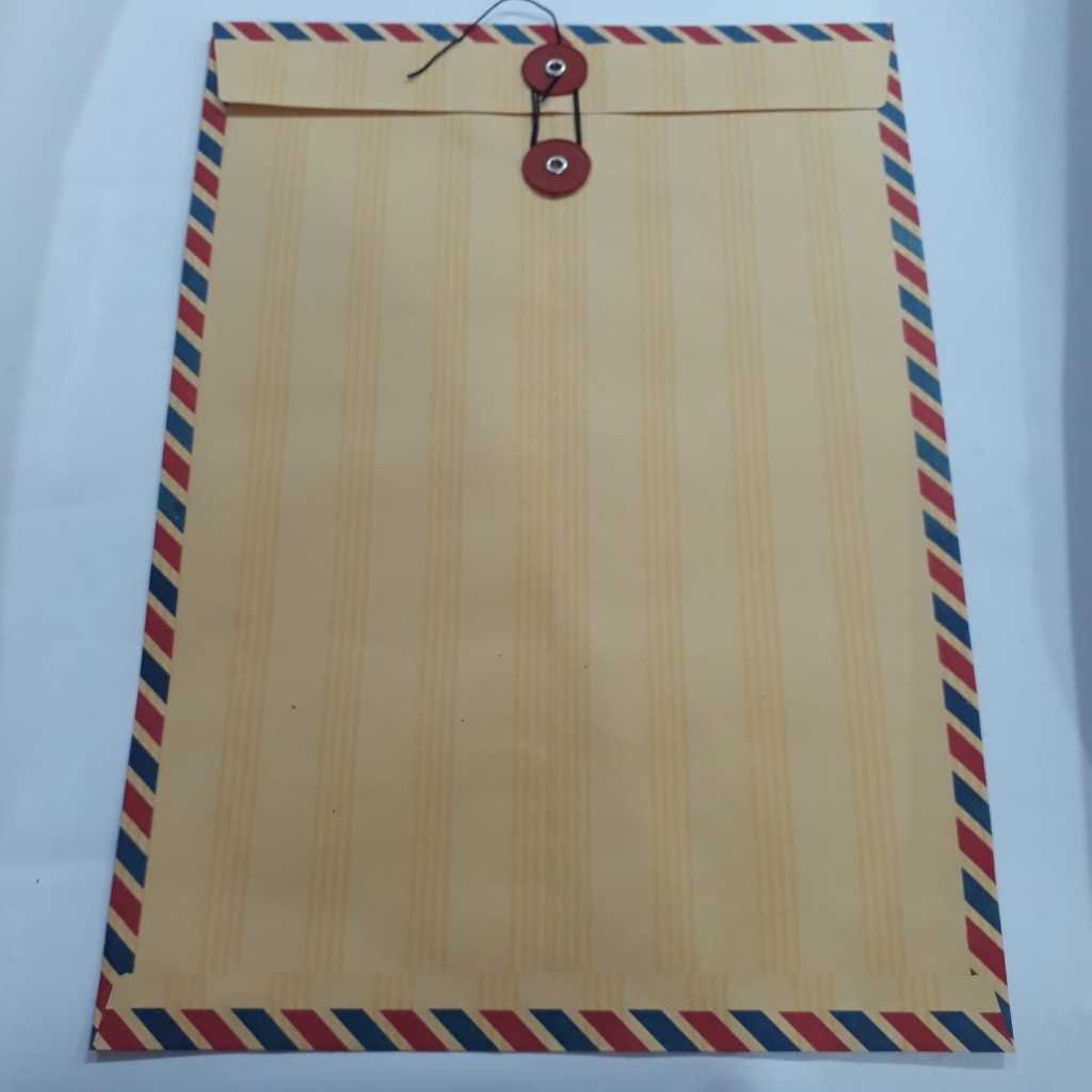 amplop tali air mail 310, amplop 310 tali air mail, amplop coklat 310 tali, amplop coklat folio 310 