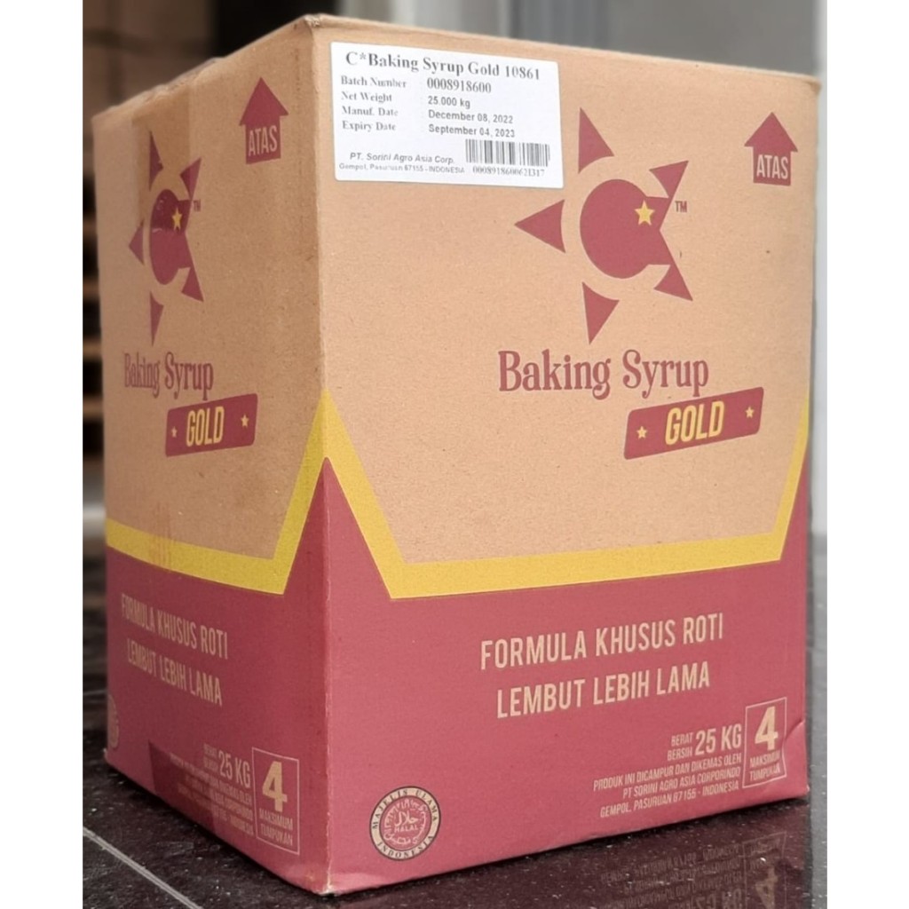

Gula Cair Baking Syrup Gold ORI 25 kg HALAL MUI