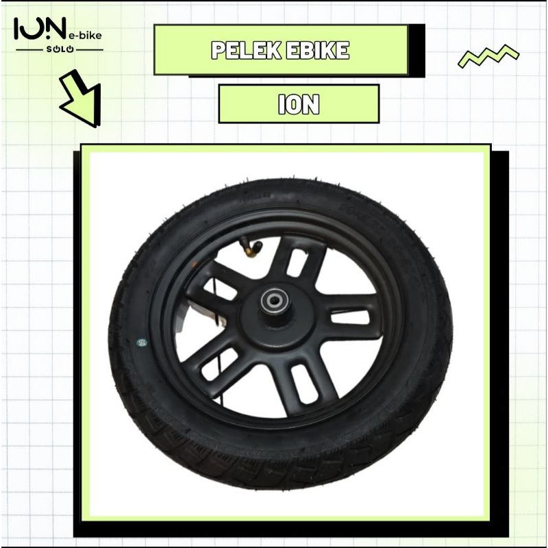 JUAL VELG SEPEDA LISTRIK BAN TUBELESS 14X2.50