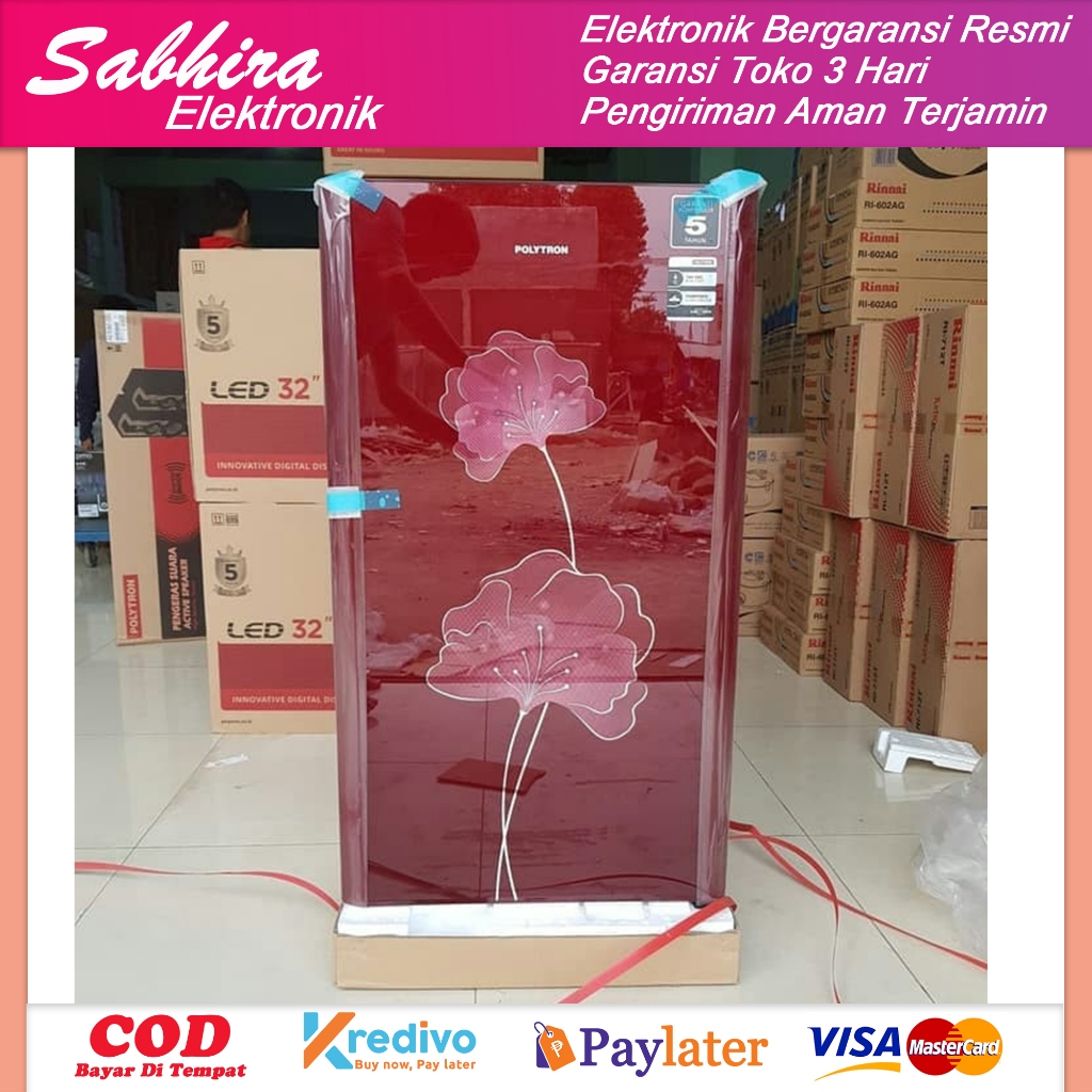 KULKAS 1 PINTU POLYTRON PRO 18 AN ( KHUSUS BANDUNG )