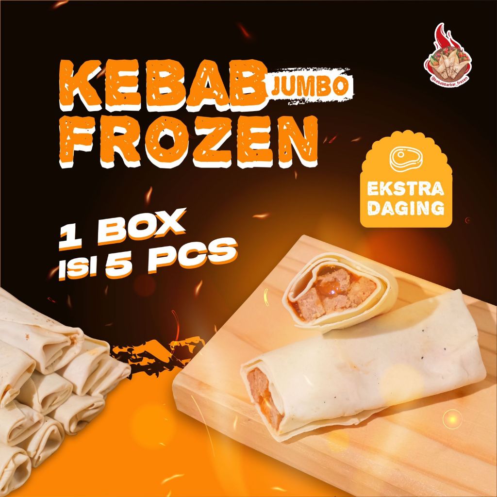

Kebab Frozen Jumbo Isi 5 Pcs