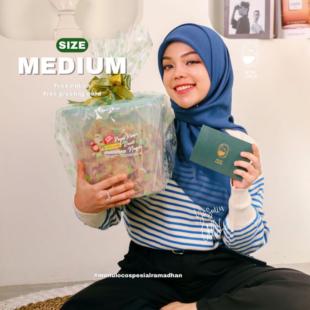 

PARCEL RAMADHAN tong M peyek kacang/teri/kecepe rawit nagih @menuloco.id