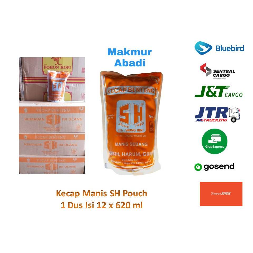 

Kecap Benteng Kental Manis Shiong Hin (SH) 1 Dus 12 Pocuh