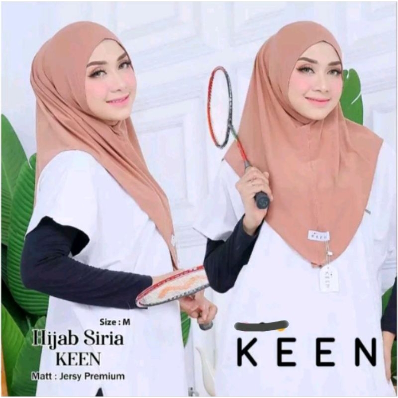 Hijab Bergo Siria Non Pet by Keen Size M Premium