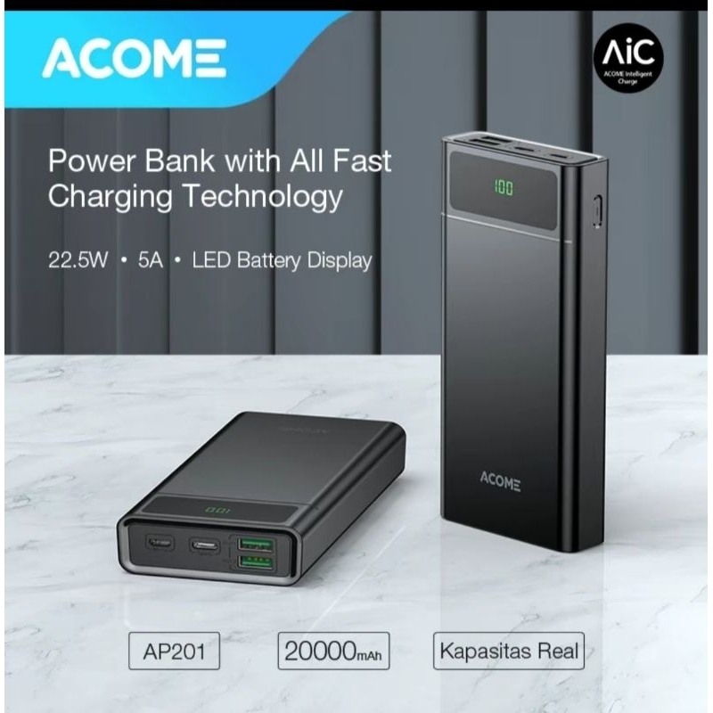 POWERBANK ACOME AP201 20000MAH