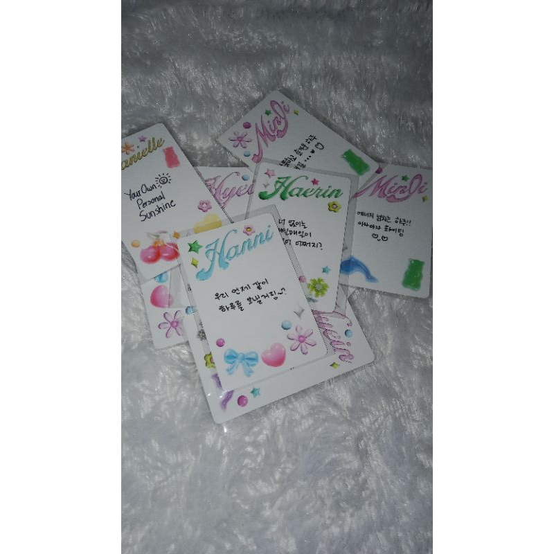 photocard official random newjeans omg get up sg23