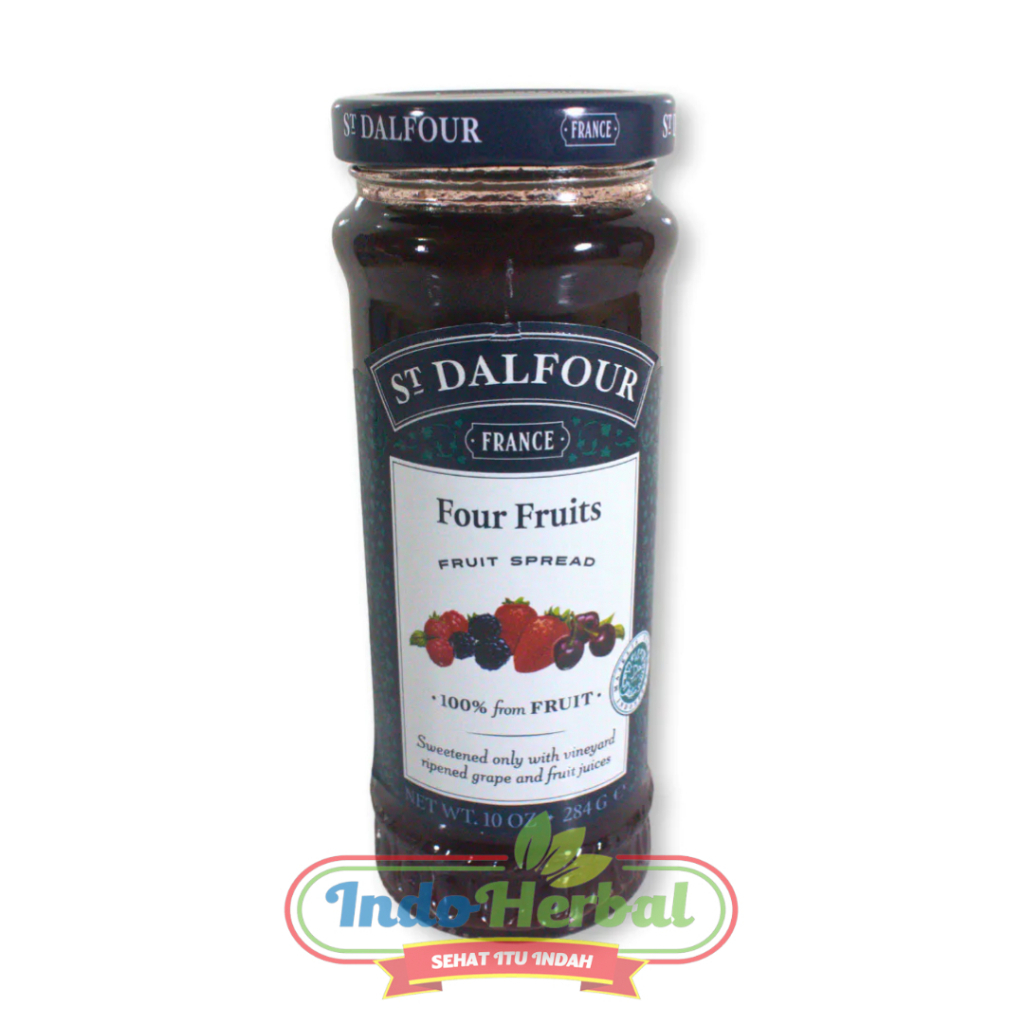 

ST. Dalfour Four Fruits 284Gr - Selai Tradisional Prancis dengan Kombinasi 4 Rasa Buah