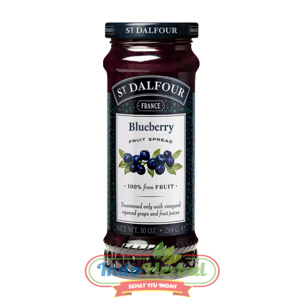 

ST. Dalfour Blueberry 284 Gr - Selai Tradisional Prancis dengan Rasa Blueberry