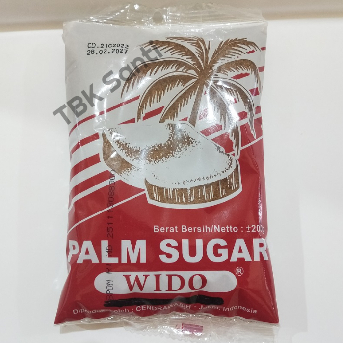 

Wido | Palm Sugar / Gula Palem / Gula Merah Kristal | 200 Gram