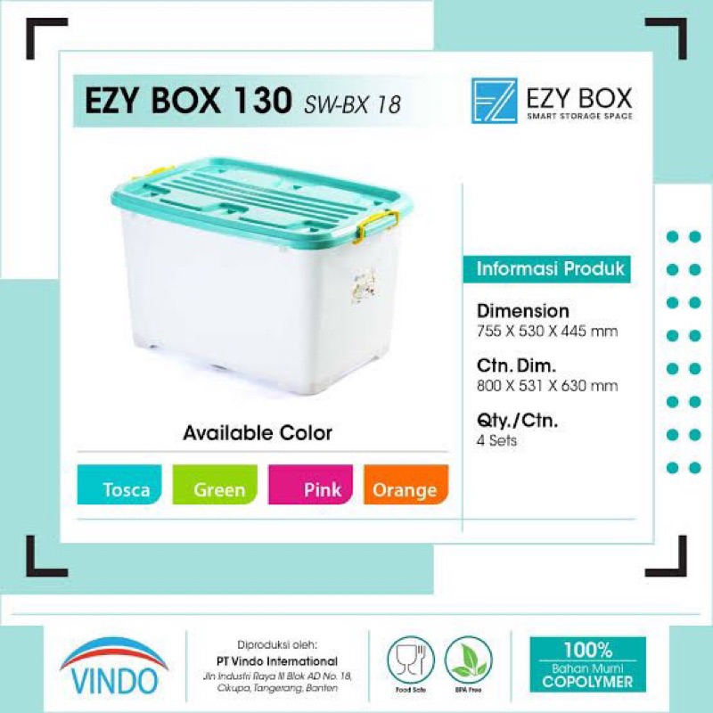 Box container 130 Liter