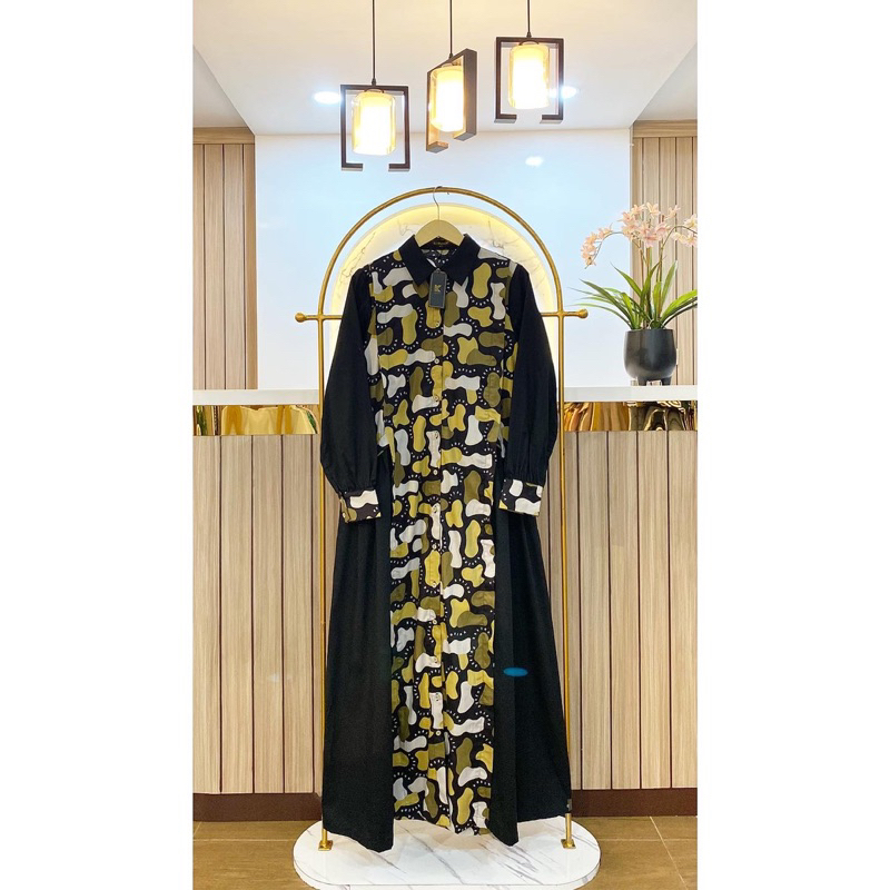 New Arsy Dress Korina/ Arsy Black korina/dress terbaru korina/dress printing