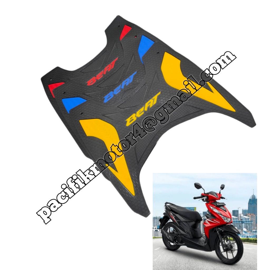 KARPET BEAT ALL NEW 2020 - 2022 ALAS KAKI KESET PIJAKAN KAKI DEPAN MOTOR HONDA BEAT NEW 2020 2021 20
