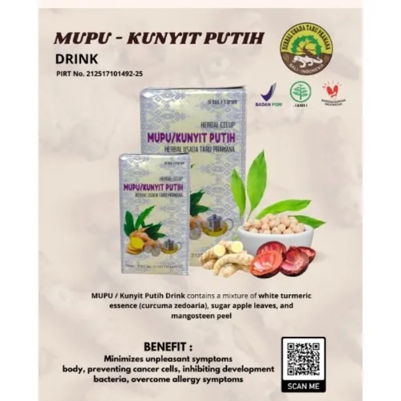 

kunyit Putih herbal celup