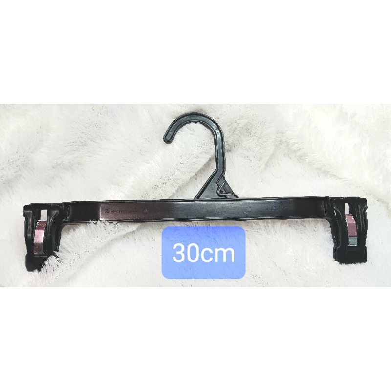 HANGER CELANA 30CM HANGER PLASTIK JEPIT CELANA 30 CM / HANGER JEPIT / HANGER JEPIT CELANA WARNA HITA