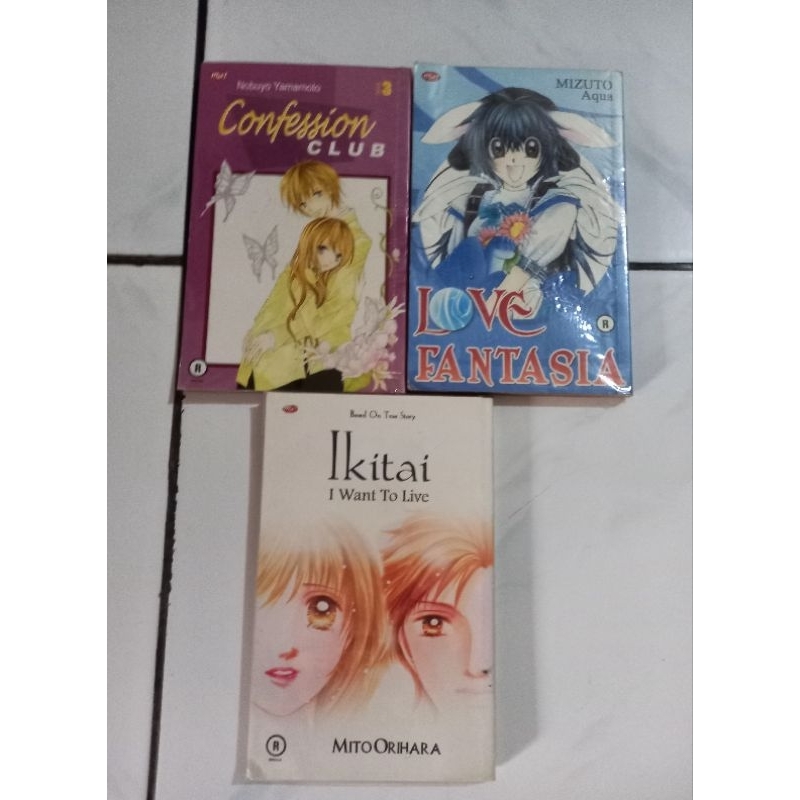 Preloved Serial Cantik M&C! Confession Club, Love Fantasia, Iketai I Want To Live