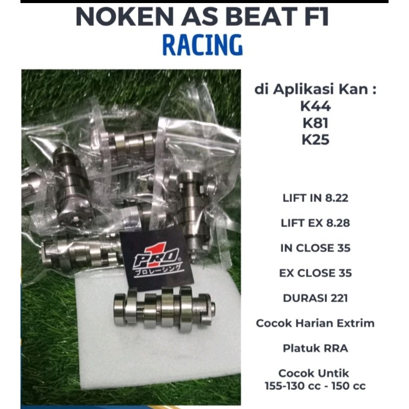Noken as racing beat FI noken as beat FI chamshaft beat FI pro 1 racing
