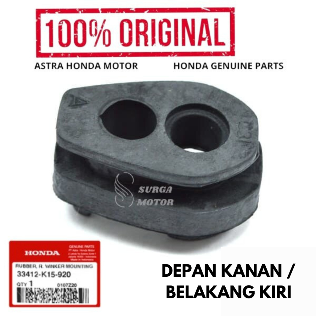 Karet Sein Ritting Rubber Depan Kanan atau Belakang Kiri Winker Mounting CB150R LED CBR150R CBR250RR