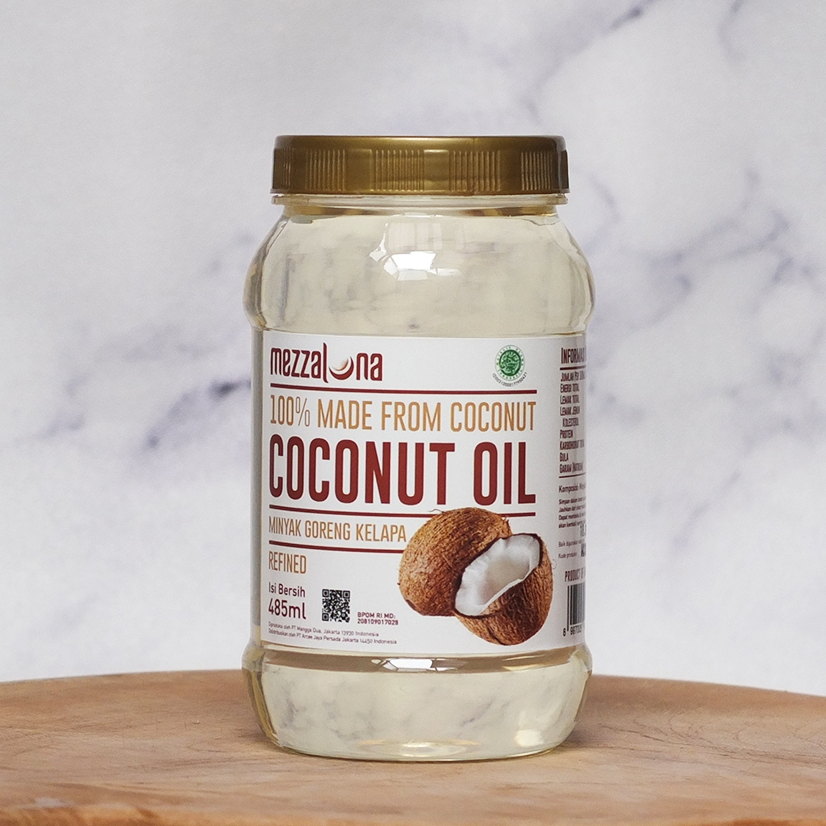 

Minyak Kelapa Organik 485ml Mezzaluna coconut Oil Refined RBD