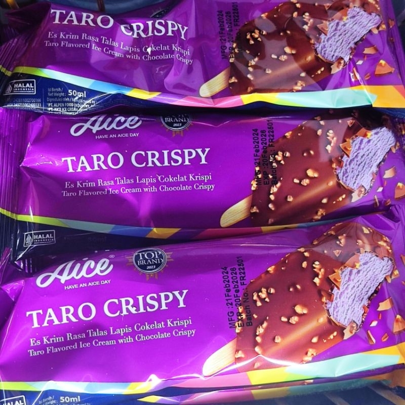 

aice taro crispy