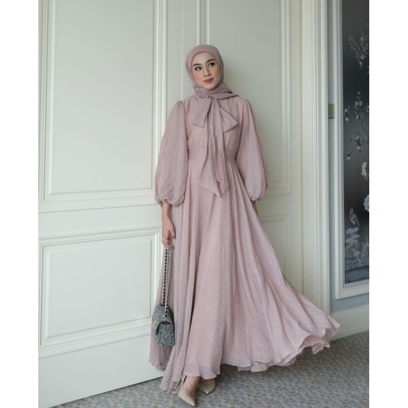 GONEGANI AESA DRESS TEA ROSE SIZE L