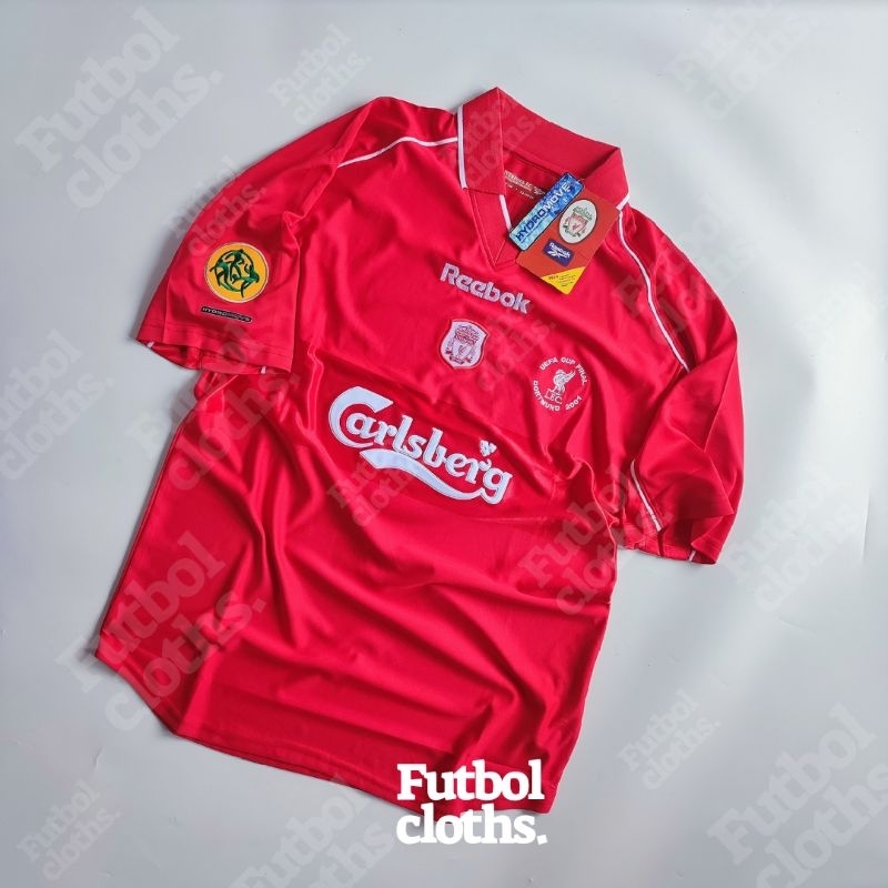 Jersey Liverpool retro Final Eufa Cup 2001
