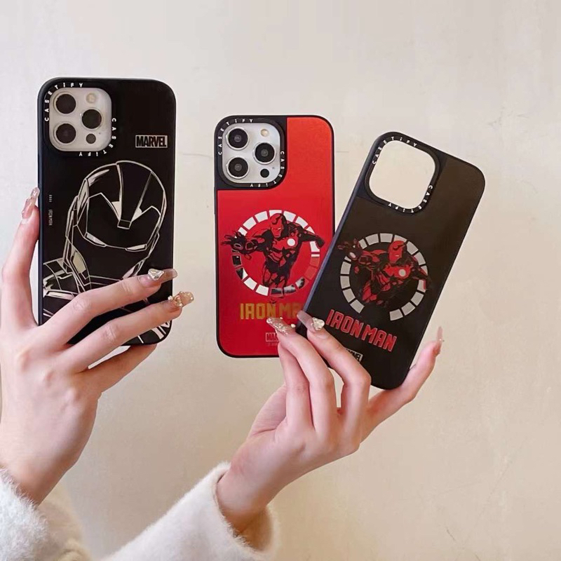 New Casetify Magnetic Case Unik Jarvis Ironman Tonystark Robot Keren Lucu TPU Full Cover Case Iphone