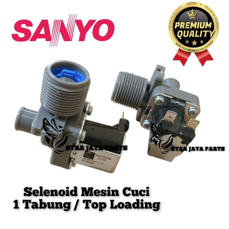 Water Inlet Selenoid Mesin Cuci Sanyo 1 Tabung
