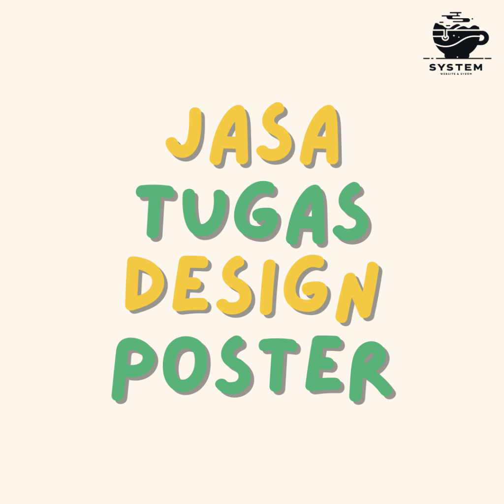 Jasa pembuatan poster bisa untuk Tugas/Promosi Event/dll