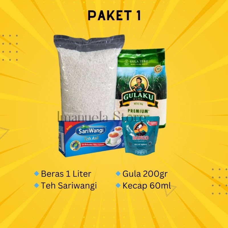 

Paket Sembako Murah / Paket Sembako Ramadhan / Sembako Murah / Hampers Ramadhan / Paket 1 / Paket Berbagi