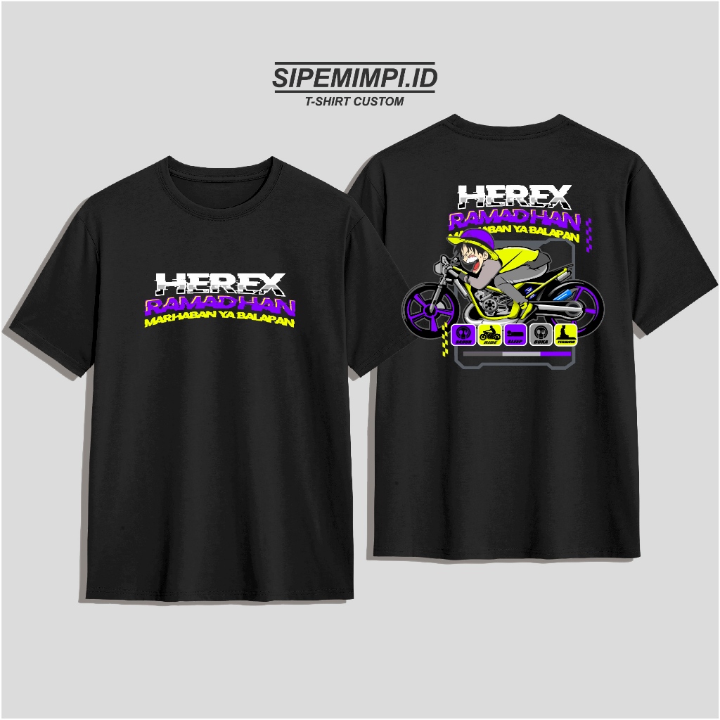 SIPEMIMPI.ID//T-SHIRT KAOS RAMADHAN RACE STYLE HEREX VOL2
